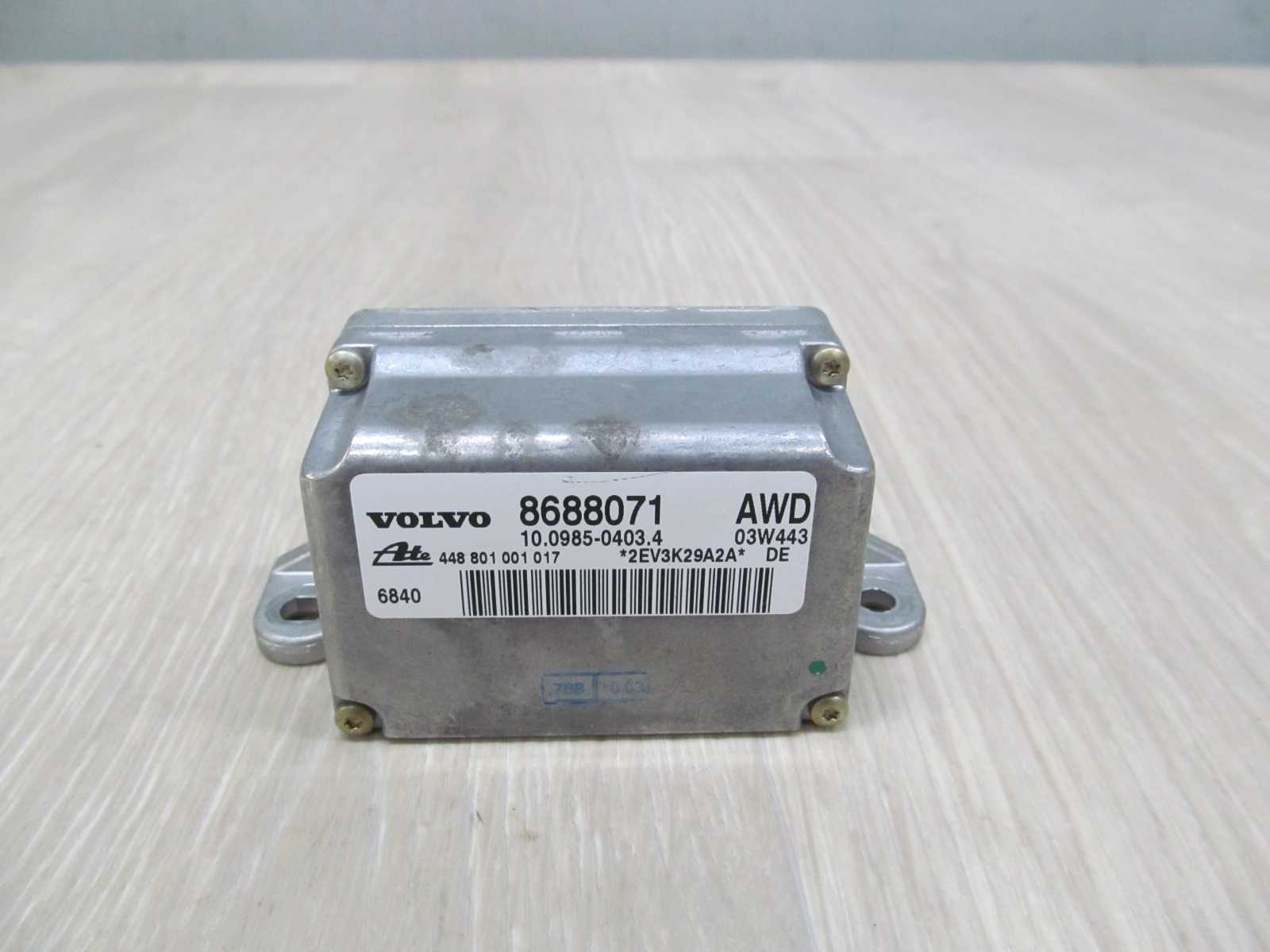 VOLVO S60 V70 S80 XC MODUL CZUJNIK ZYROSKOPOWY 8688071 DTSC