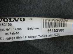 VOLVO V50 04-12 BOCZEK WYKLADZINA BAGAZNIKA TYL LEWY 36153100