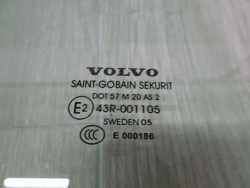 VOLVO V50 04-12 SZYBA BOCZNA DRZWI TYL PRAWA 43R-001105