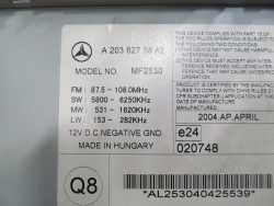 MERCEDES C-KLASA W203 LIFT RADIO CD A2038273842