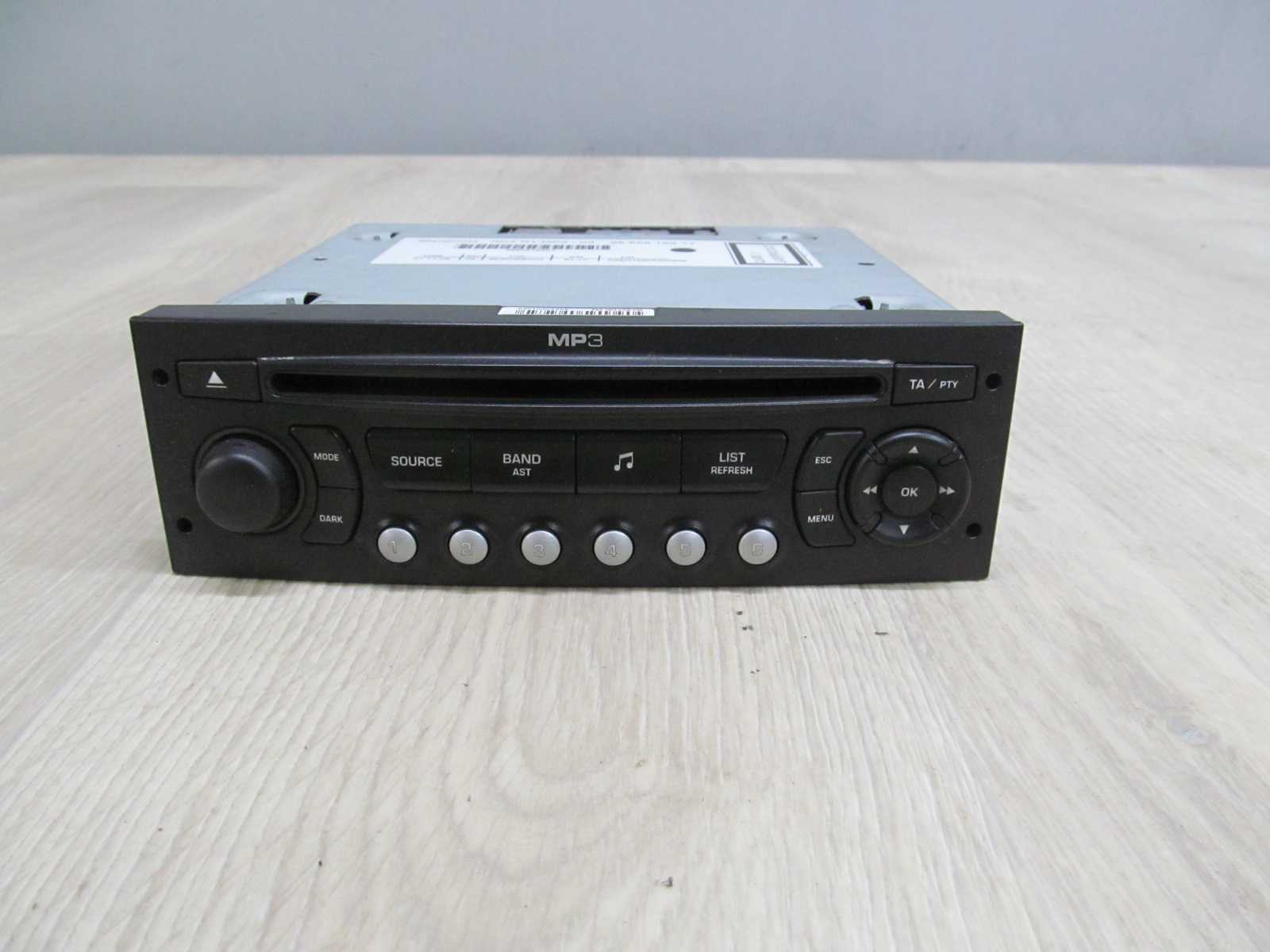 PEUGEOT CITROEN C4 PICASSO RADIO CD RD4 MP3 9665918977
