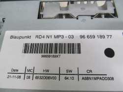 PEUGEOT CITROEN C4 PICASSO RADIO CD RD4 MP3 9665918977