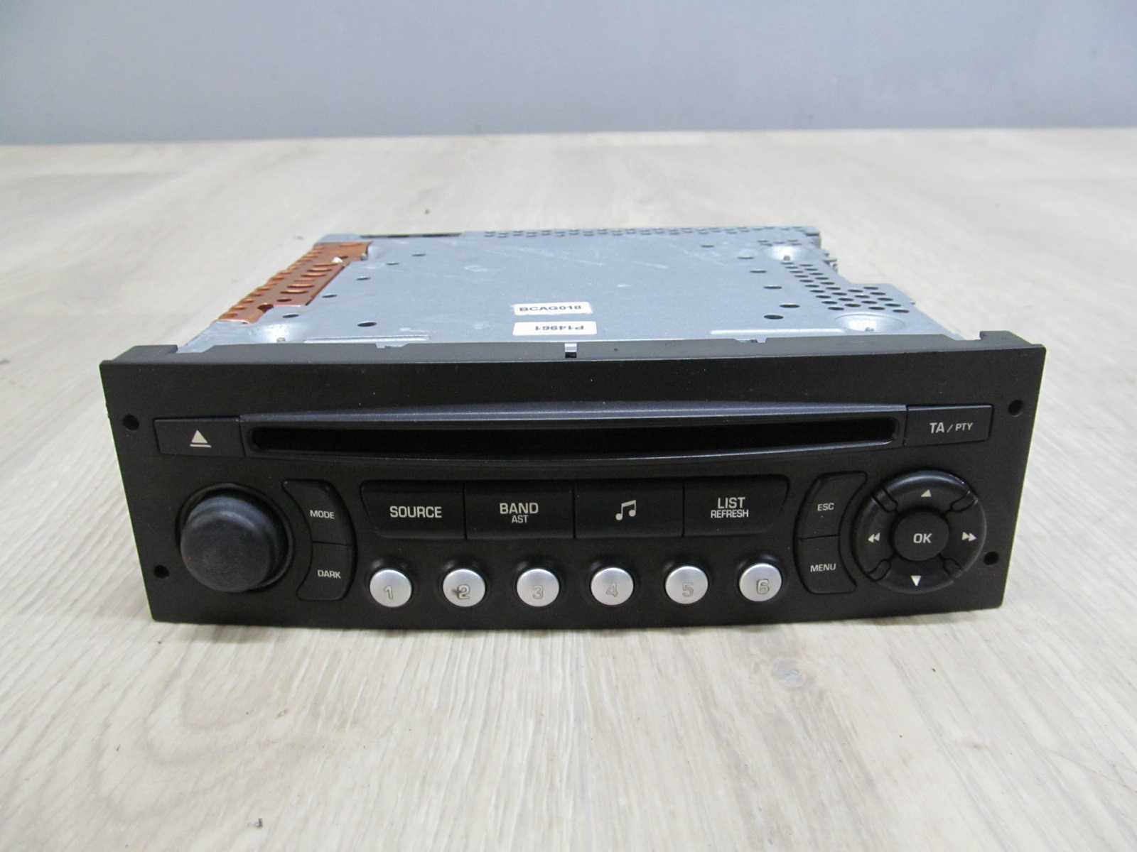 PEUGEOT CITROEN RADIO CD RD4 N1 96643697XT