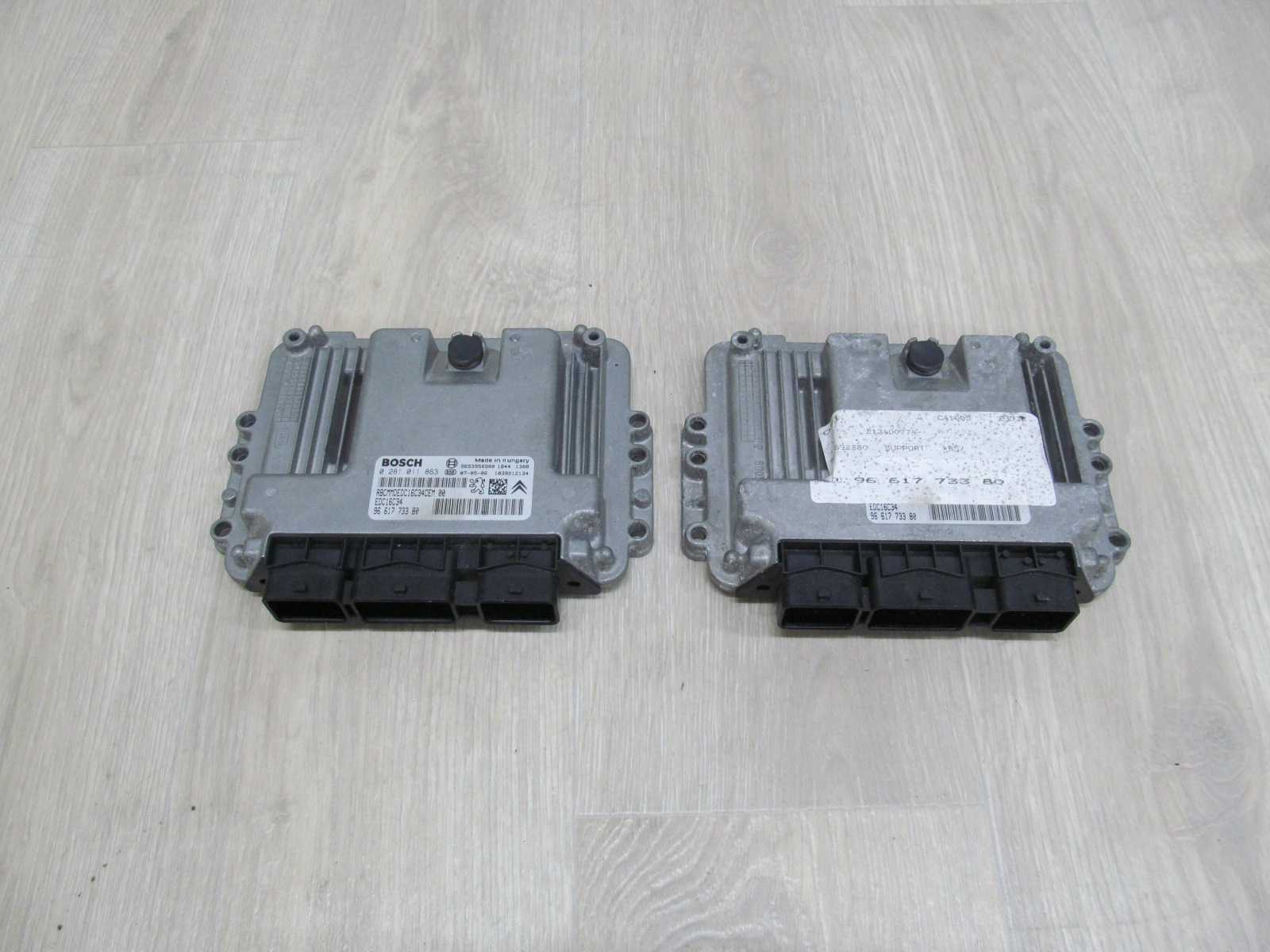 PEUGEOT CITROEN 1.6 HDI KOMPUTER STEROWNIK 0281011863 9661773380