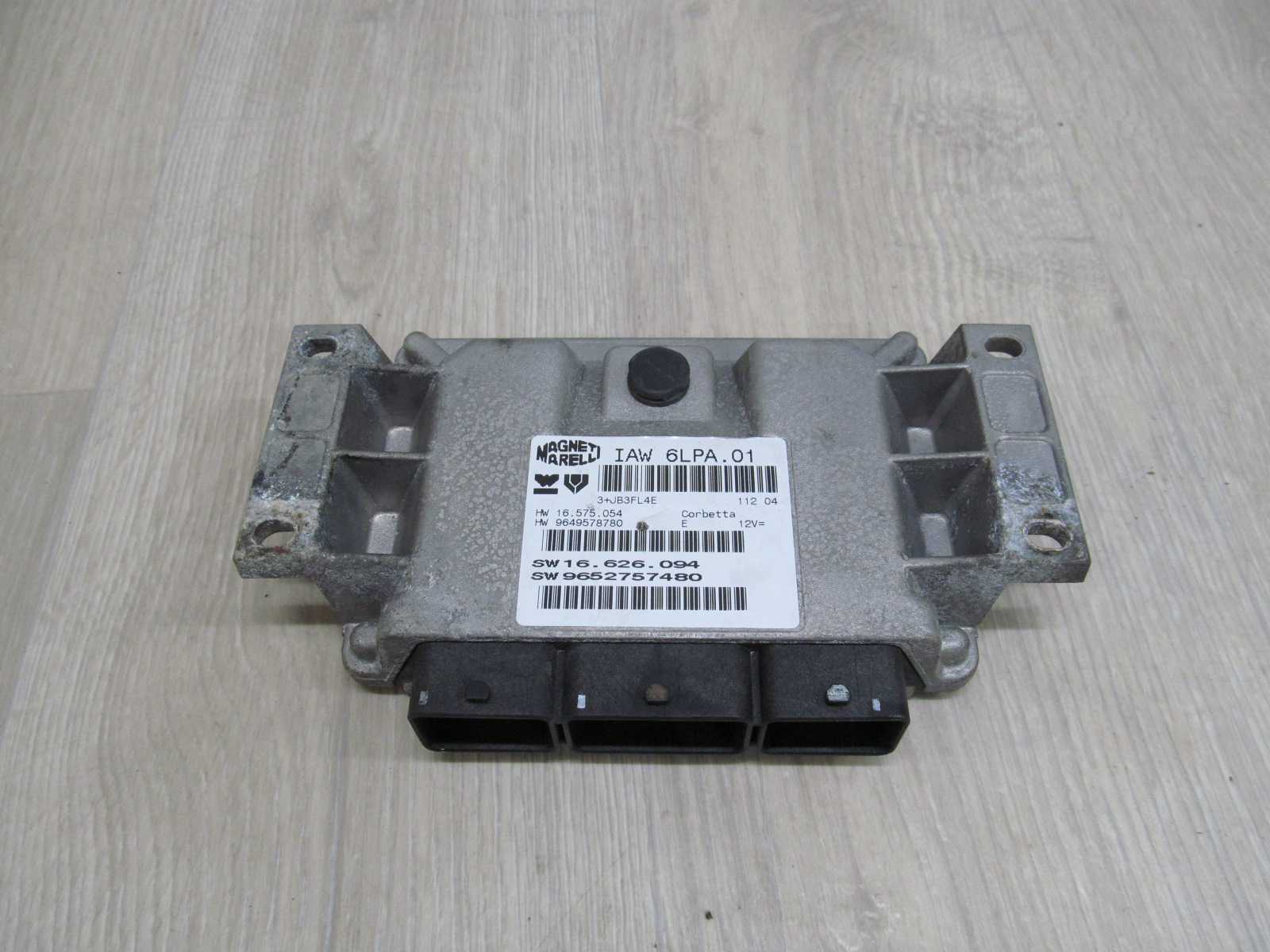 PEUGEOT GTI 180 2.0 16V KOMPUTER STEROWNIK 9652757480 IAW6LPA.07 9649578780