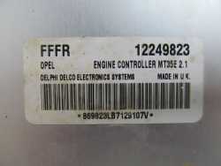 OPEL CORSA MERIVA Z16XE KOMPUTER STEROWNIK 12249823 FFFA MT35E
