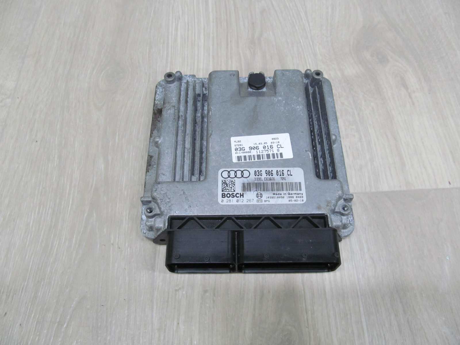 VW AUDI SEAT SKODA 2.0 TDI KOMPUTER STEROWNIK 0281012267 03G906016CL