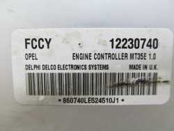 OPEL ASTRA H 1.6 16V KOMPUTER STEROWNIK 12230740 FCCY