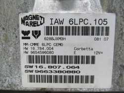 PEUGEOT 207 1.4 16V KOMPUTER STEROWNIK 9663380880 IAW 6LPC.105 9654596080