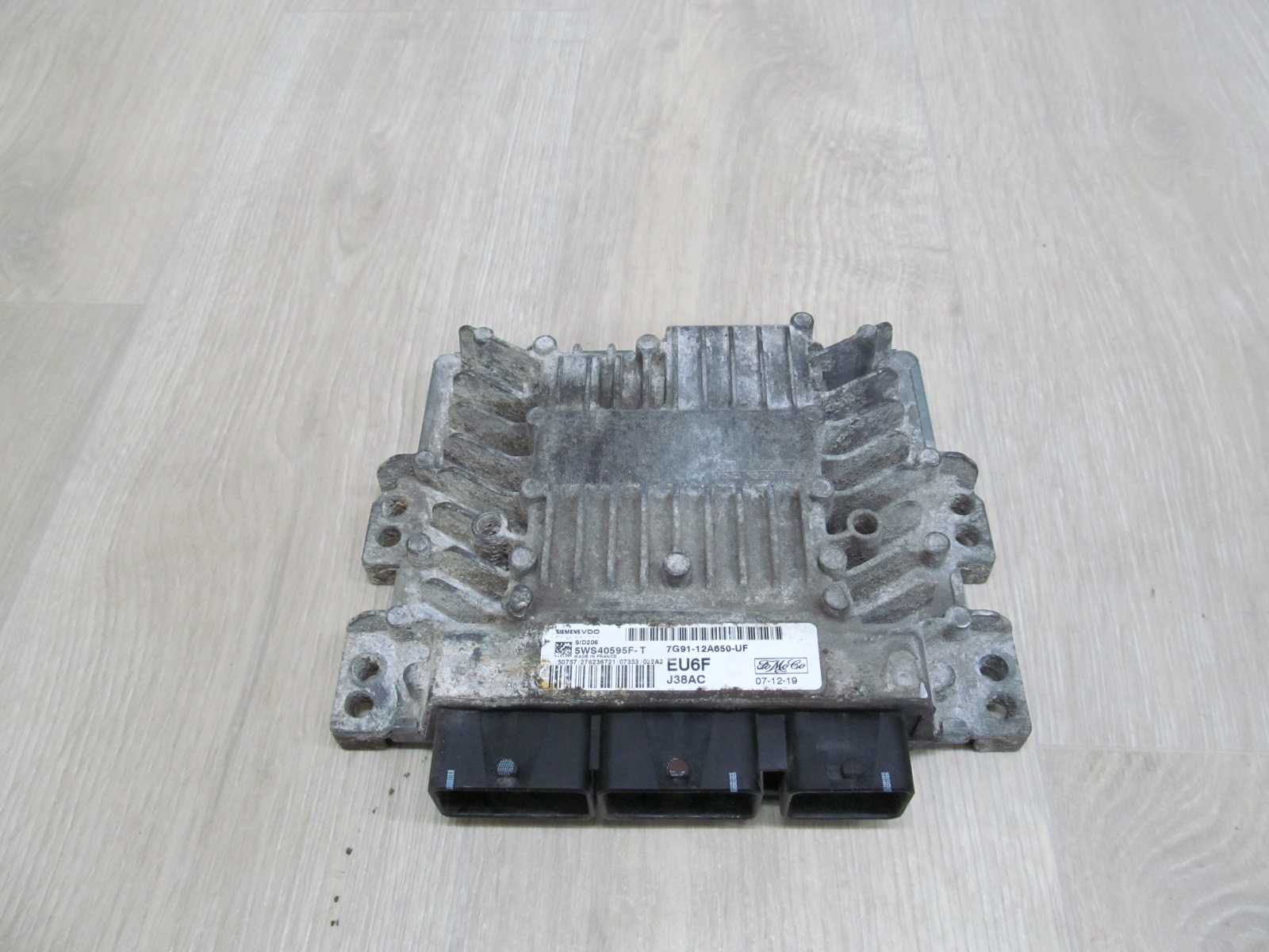 FORD S-MAX MODEO MK4 2.0 TDCI KOMPUTER STEROWNIK 7G91-12A650-UF 5WS40595F-T EU6F J38AC