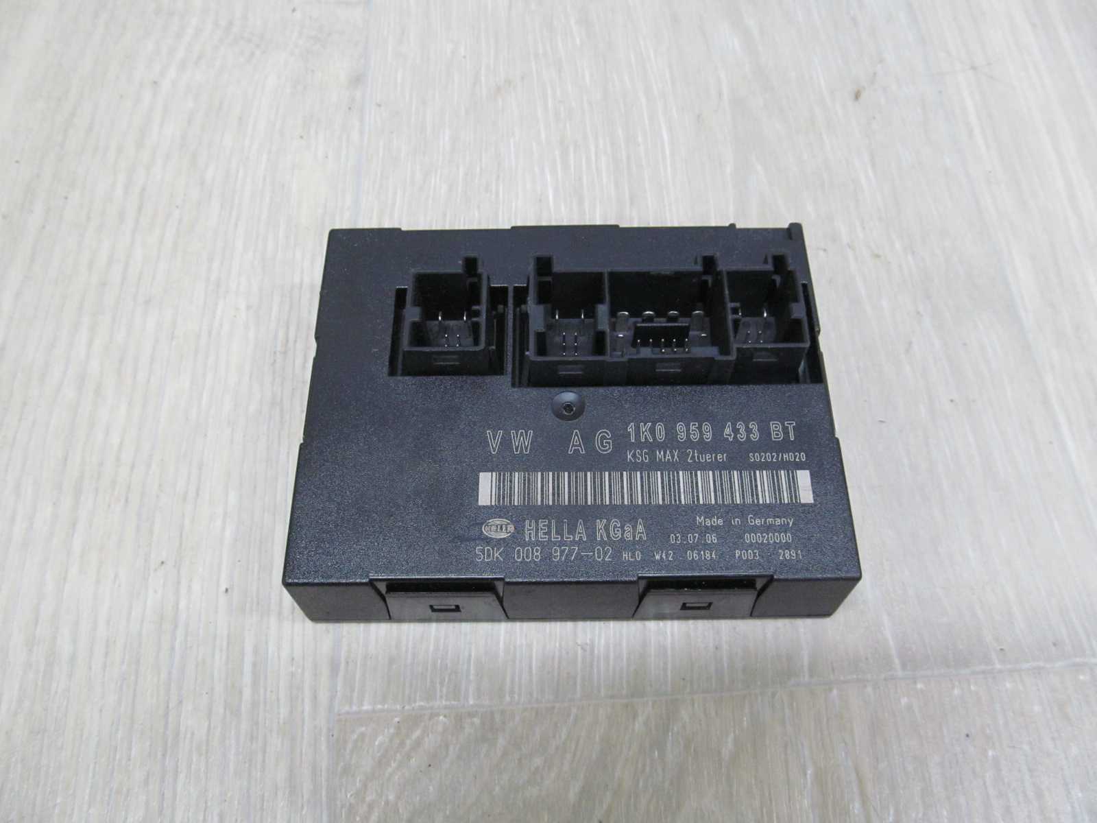 VW SEAT SKODA MODUL STEROWNIK KOMFORTU 1K0959433BT