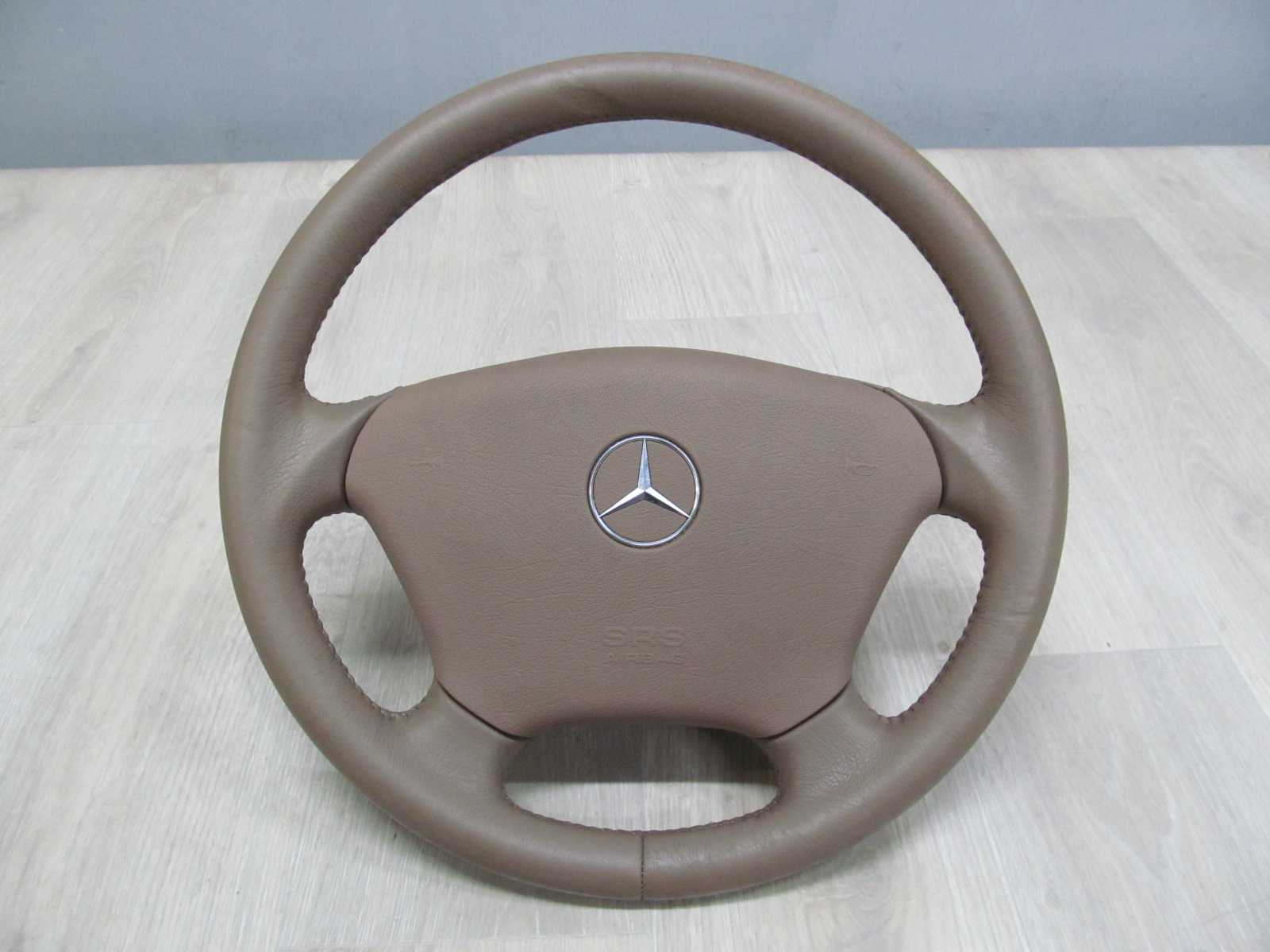 MERCEDES W163 ML LIFT KIEROWNICA PODUSZKA AIRBAG SKORA JASNA