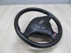 AUDI 80 B4 A4 B5 A6 C4 A8 D2 S-LINE KIEROWNICA SKORA PODUSZKA
