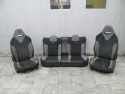 PEUGEOT 206 GTI SPORT FOTELE FOTEL SIEDZENIA SKORA + ALCANTARA