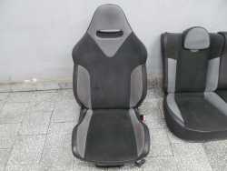 PEUGEOT 206 GTI SPORT FOTELE FOTEL SIEDZENIA SKORA + ALCANTARA