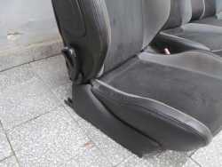 PEUGEOT 206 GTI SPORT FOTELE FOTEL SIEDZENIA SKORA + ALCANTARA