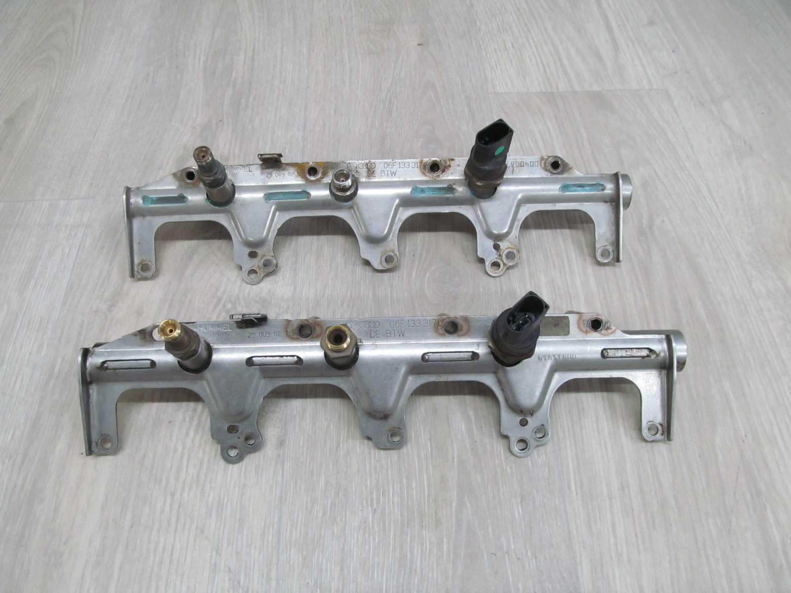 AUDI VW 2.0 TFSI LISTWA WTRYSKOWA CZUJNIK 06F133317L 06D906051A