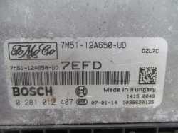 FORD 1.6 TDCI KOMPUTER STEROWNIK 7M51-12A650-UD 0281012487