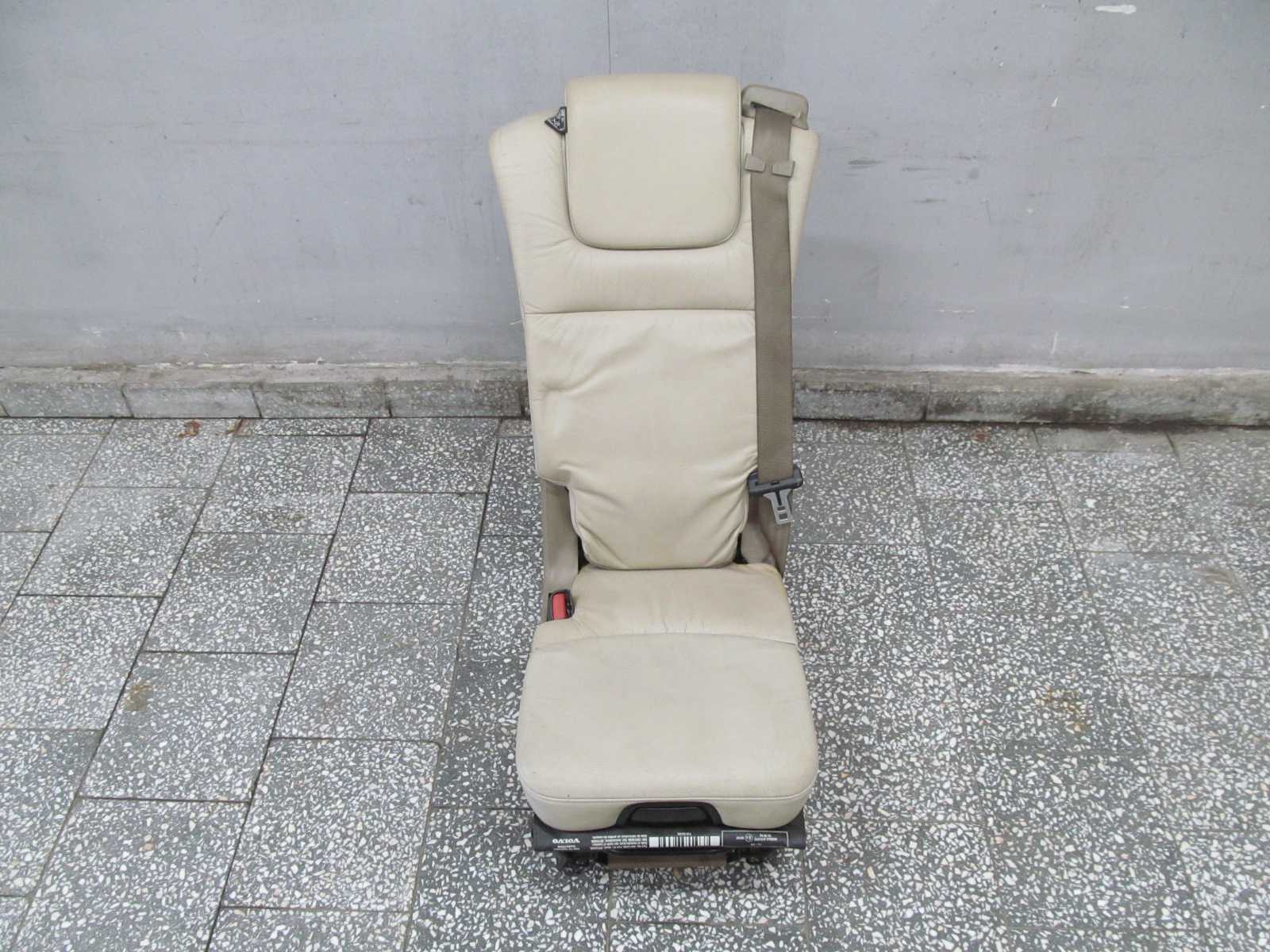 VOLVO XC90 SIEDZENIE FOTEL SRODKOWY TYL  II RZAD SKORA BEZOWA