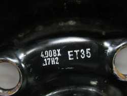 AUDI A4 B7 5x112 17'' KOLO DOJAZDOWKA T125/80/17 8E0001027C ET35