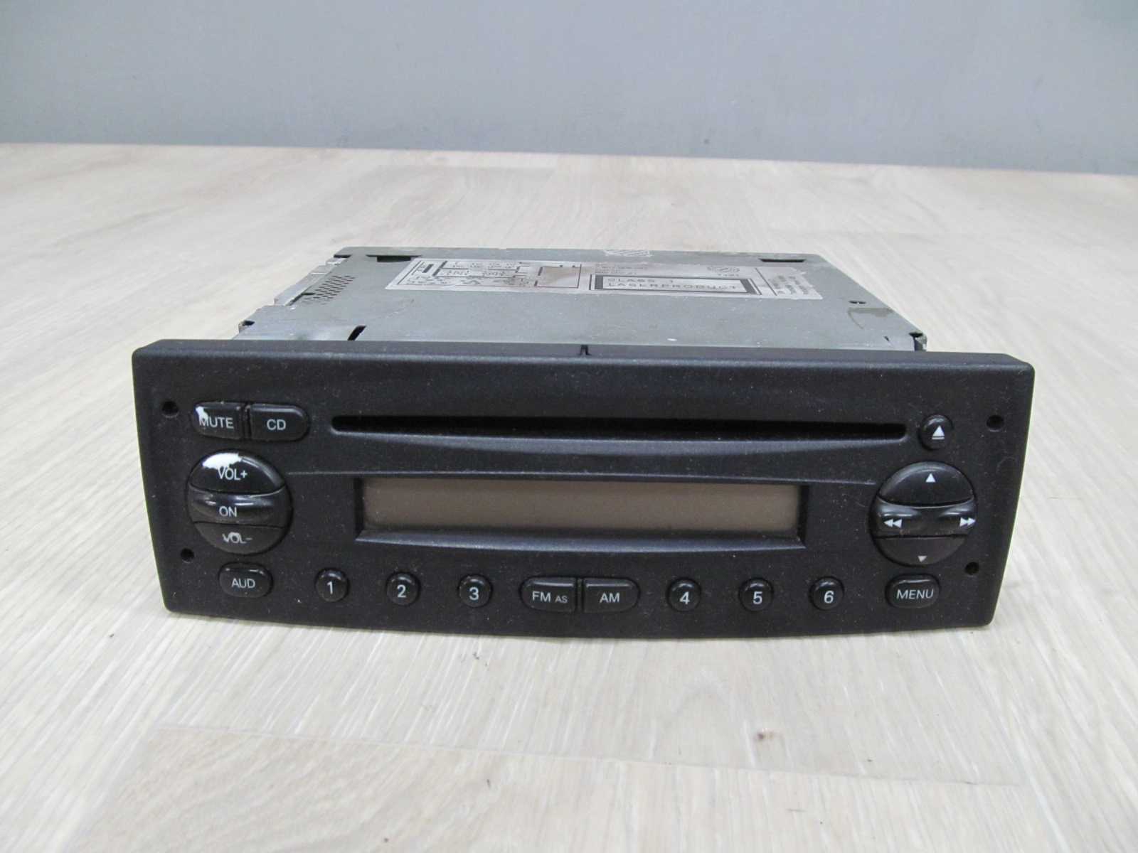 DUCATO BOXER IVECO RADIO RADIOODTWARZACZ CD 7607005081 KOD 06-14