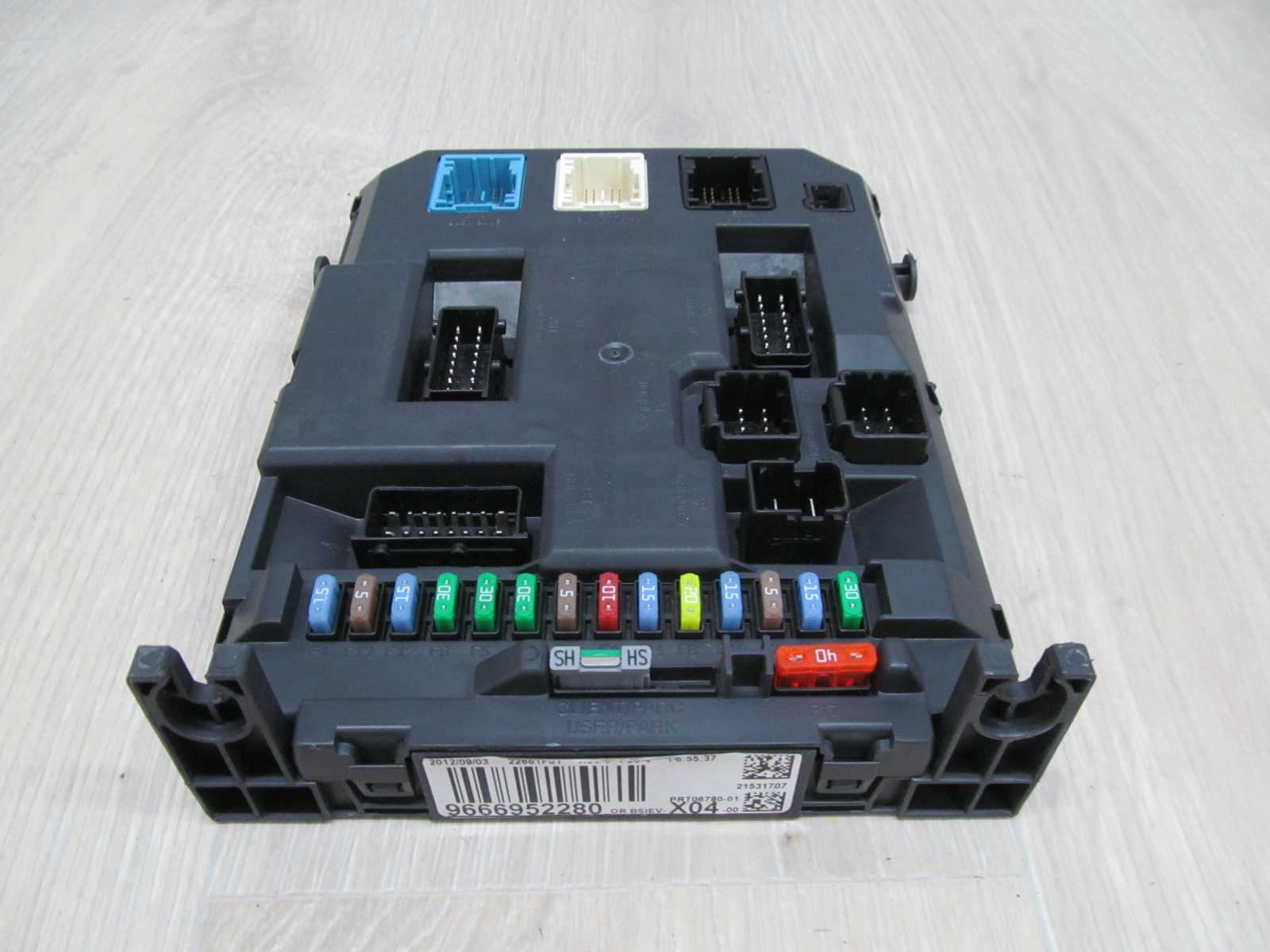 PEUGEOT CITROEN MODUL SKRZYNKA BSI X04 9666952280