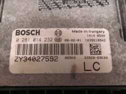 FIAT SEDICI SX4 1.6 D 06-13 KOMPUTER STEROWNIK SILNIKA 0281014232