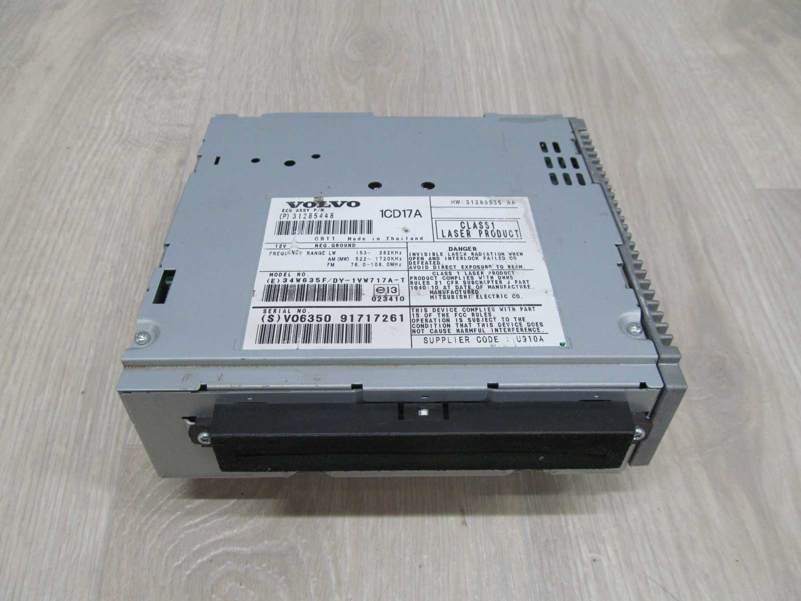 VOLVO C30 S40 V50 C70 06-13 ZMIENIARKA CD 31285448