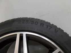 ALU FELGA KOLO ALUETT CZARNO SREBNA 5X112 KBA49301 17 ET45 8J CONTINENTAL