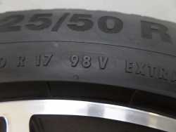 ALU FELGA KOLO ALUETT CZARNO SREBNA 5X112 KBA49301 17 ET45 8J CONTINENTAL