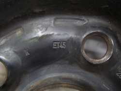 VW AUDI 5X112 6J15 ET45 KOLO FELGA STALOWA 8D0601027