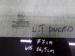 FIAT DUCATO BOXER JUMPER SZYBA BOCZNA LEWA TYL 77 X 66,5