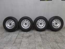 DUCATO BOXER 06- 5X130 16'' 6J16H2 ET68 KOLA FELGI OPONA 225/75R16C AVON AV12 9mm