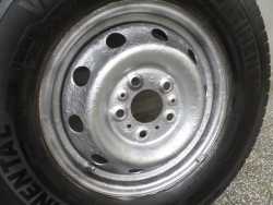 DUCATO BOXER 06- 5X130 16'' 6J16H2 ET68 KOLO FELGA OPONA 225/75R16C CONTINENTAL VANCO 9mm