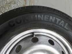 DUCATO BOXER 06- 5X130 16'' 6J16H2 ET68 KOLO FELGA OPONA 225/75R16C CONTINENTAL VANCO 9mm