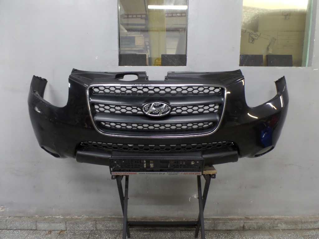 HYUNDAI SANTA FE II 05-10 ZDERZAK PRZOD HALOGENY GRILL 2Z