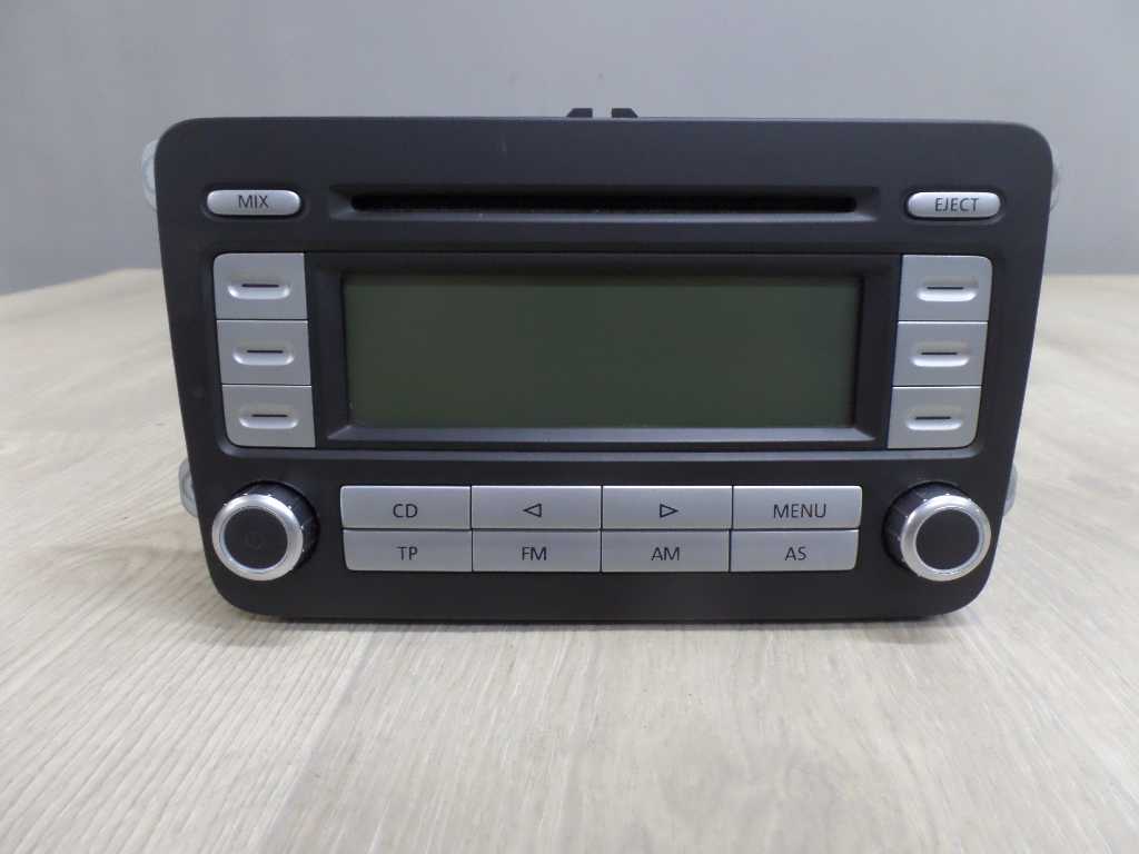 VW PASSAT B6 GOLF V RADIO RCD 300 1K0035186T FABRYCZNE