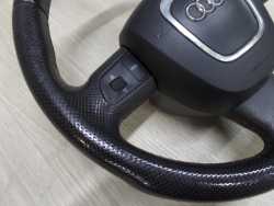 AUDI A4 B7 B8 A6 S-LINE MULTI KIEROWNICA SKORA PODUSZKA AIRBAG WENTYLOWANA 06-12