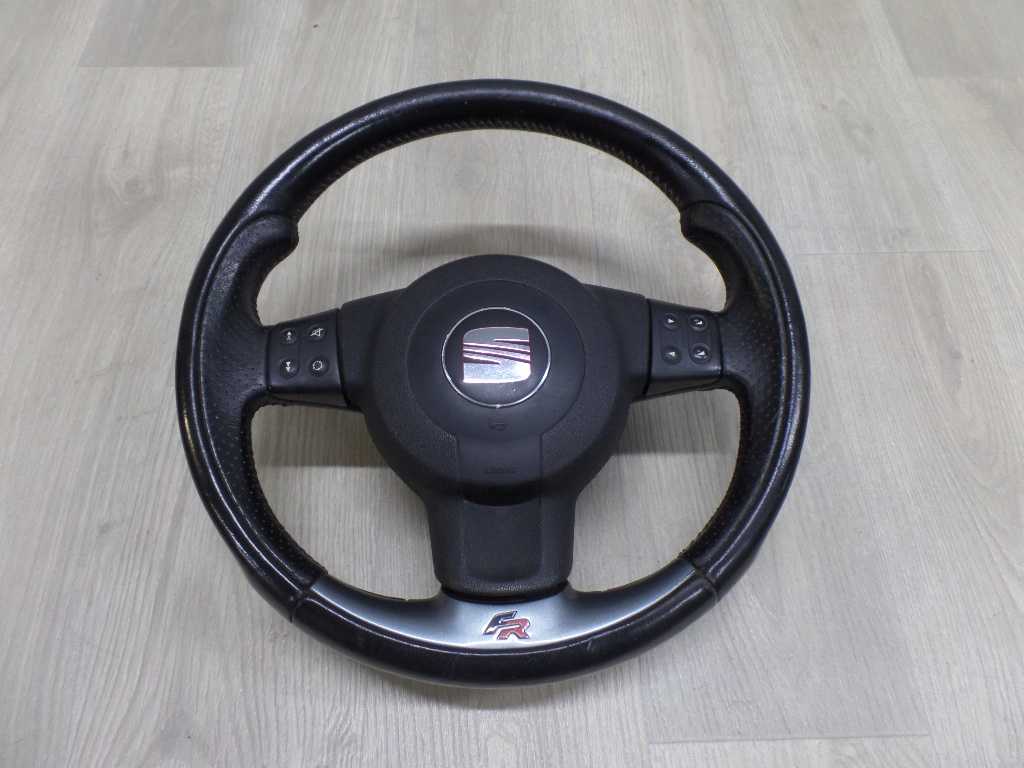 SEAT LEON II FR KIEROWNICA SKORA PODUSZKA AIRBAG 05-12