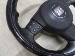 SEAT LEON II FR KIEROWNICA SKORA PODUSZKA AIRBAG 05-12