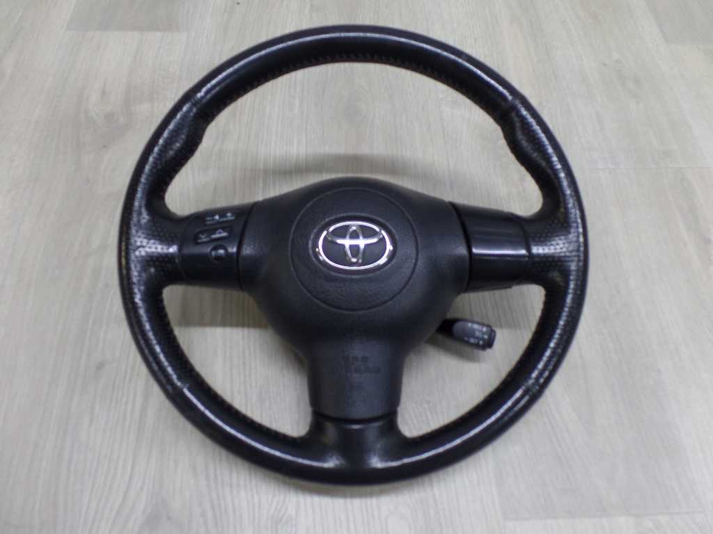 TOYOTA COROLLA E12 KIEROWNICA SKORA TEMPOMAT AIRBAG 01-07