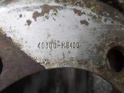 NISSAN CABSTAR MAXITY NT400 98-16 KOLO FELGA ZAPAS 5X170 5.5J ET106,50 OT 130.1 40300-MB400