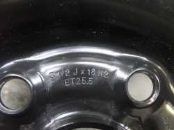 VW AUDI 5x112 18'' KOLO DOJAZDOWKA T125/70/18 1K0601027 ET25.5