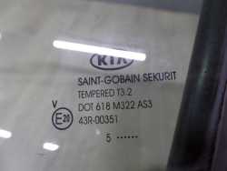 KIA SPORTAGE III 10-15 SZYBA BOCZNA DRZWI TYL LEWA 15R