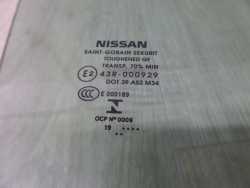NISSAN QASHQAI II J11 17- SZYBA BOCZNA DRZWI PRZOD PRAWA 19R