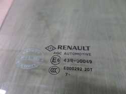 RENAULT SCENIC IV 4 2016- SZYBA BOCZNA DRZWI PRZOD PRAWA 17R