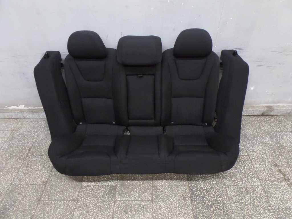 VOLVO S60 II 10-17 KANAPA OPARCIE TAPICERKA CZARNA KPL