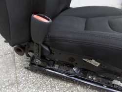 VOLVO S60 II 10-17 KANAPA OPARCIE TAPICERKA CZARNA KPL