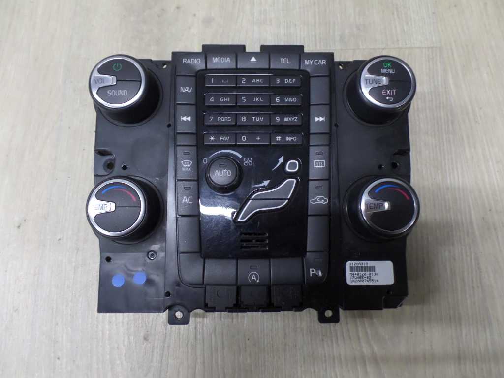 VOLVO S60 II V60 XC60 10-17 RADIO PANEL KLIMATYZACJI 31288318