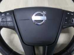 VOLVO S60 II V60 10-17 PODUSZKA AIRBAG KIEROWNICA MULTIFUNKCJA SKORA